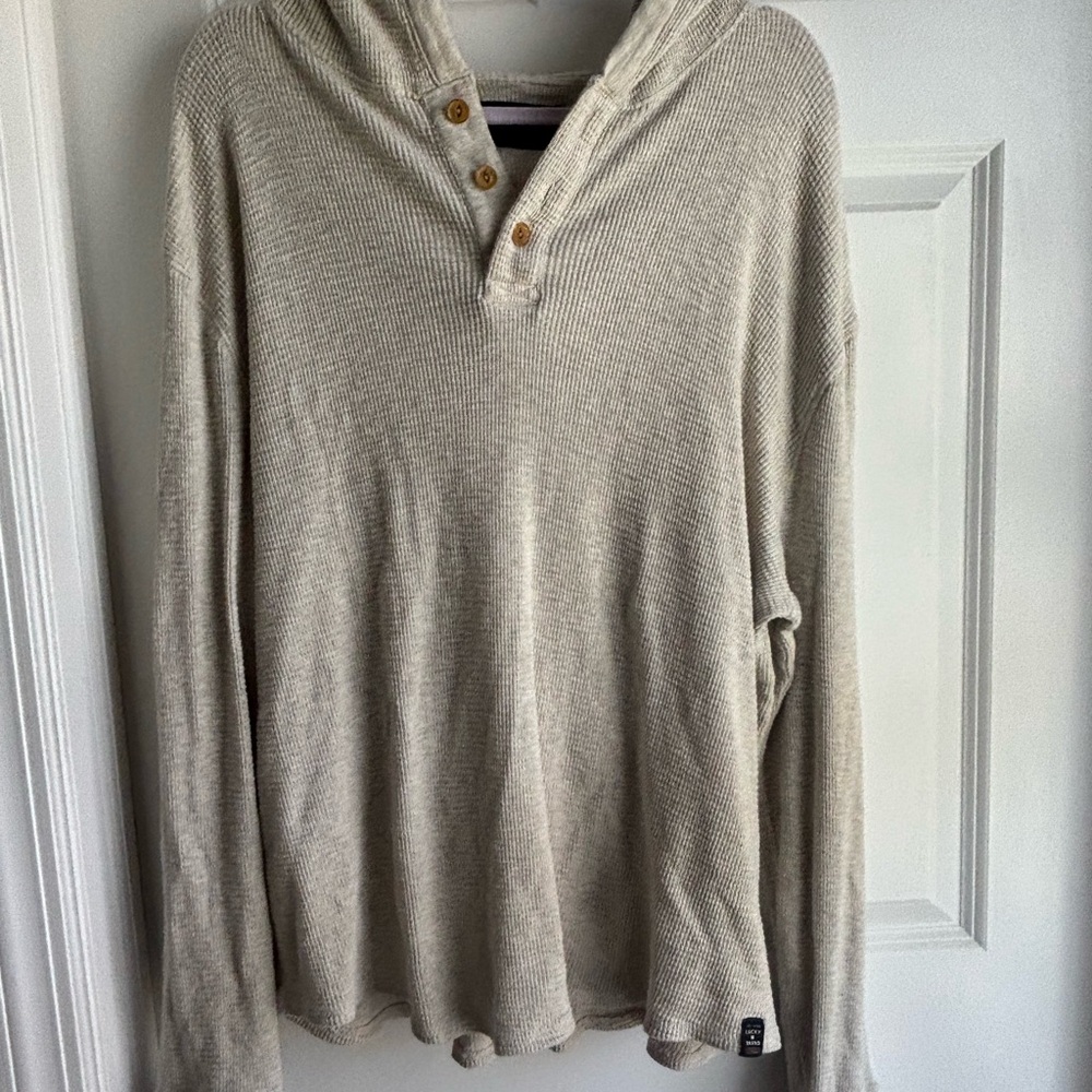 Lucky Brand Cream Knit Sweater